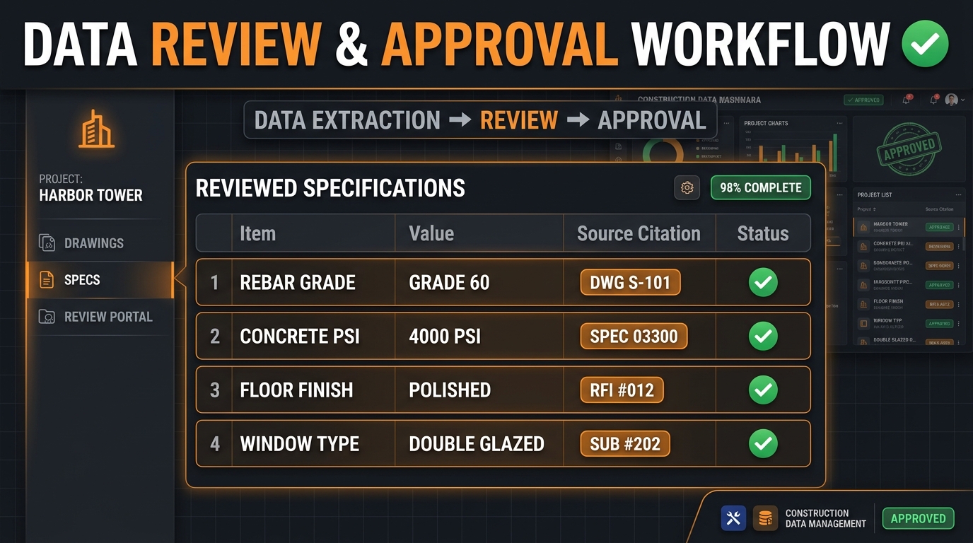 Data Review & Approval: The Human Checkpoint Before Quoting
